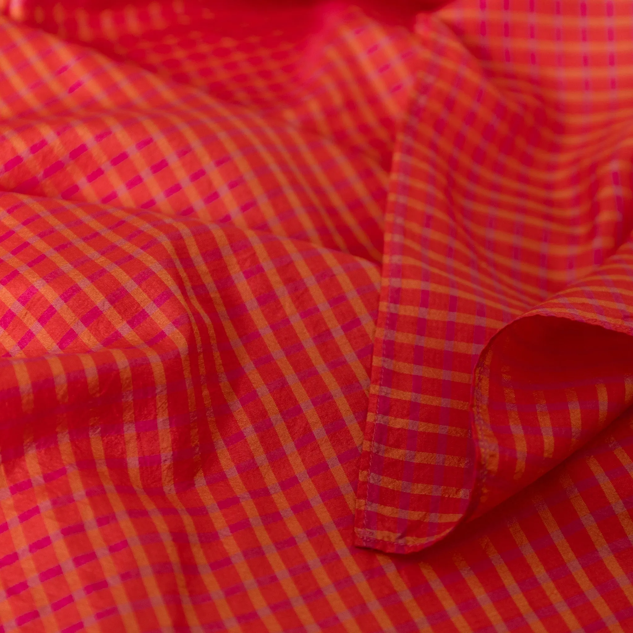 Light Silk Cowboy Scarf - Janie in Hot Tamale sold by Last Chance Textiles product image thumbnail 3