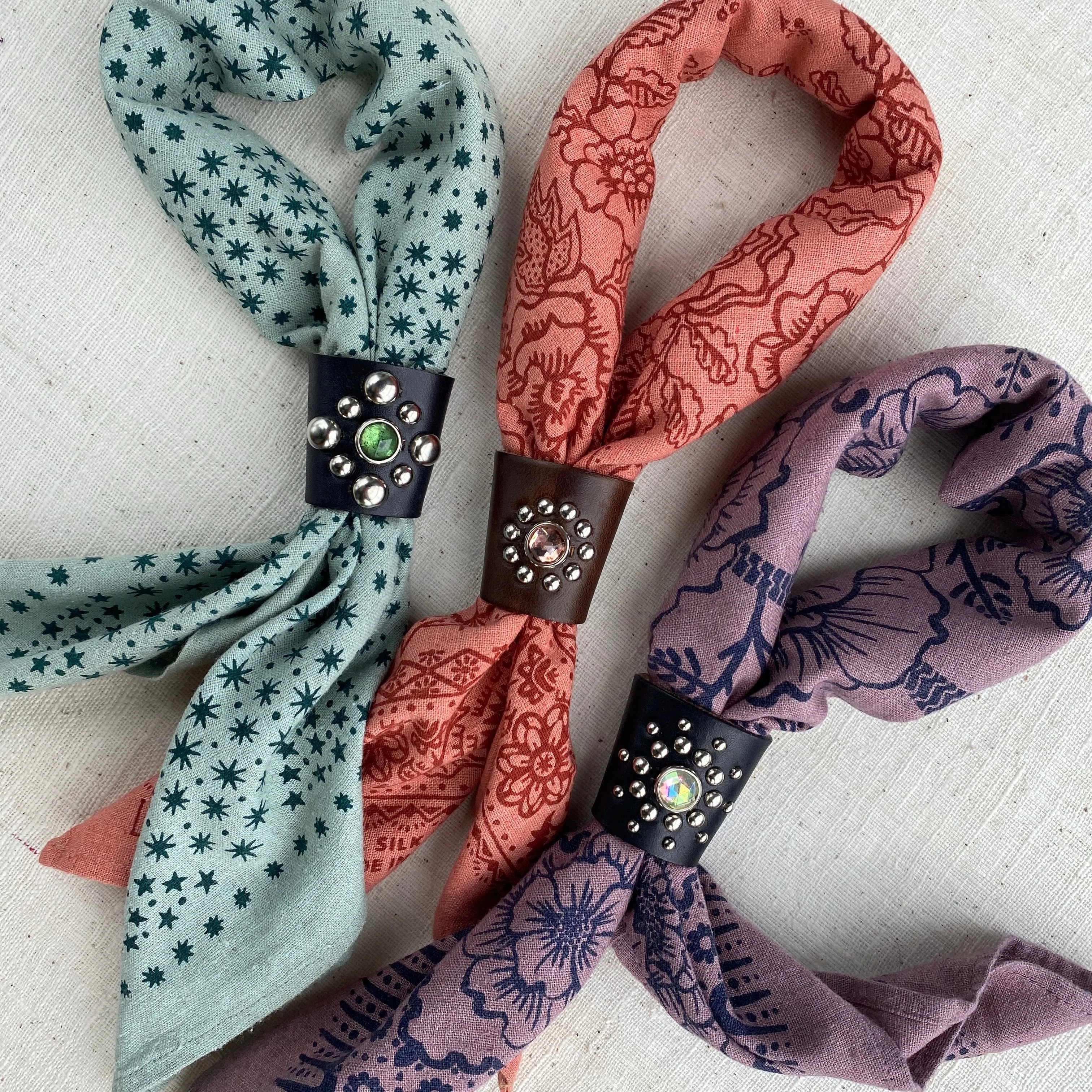 Studded Bandana Slide | Jeweled sold by Last Chance Textiles product image thumbnail 2