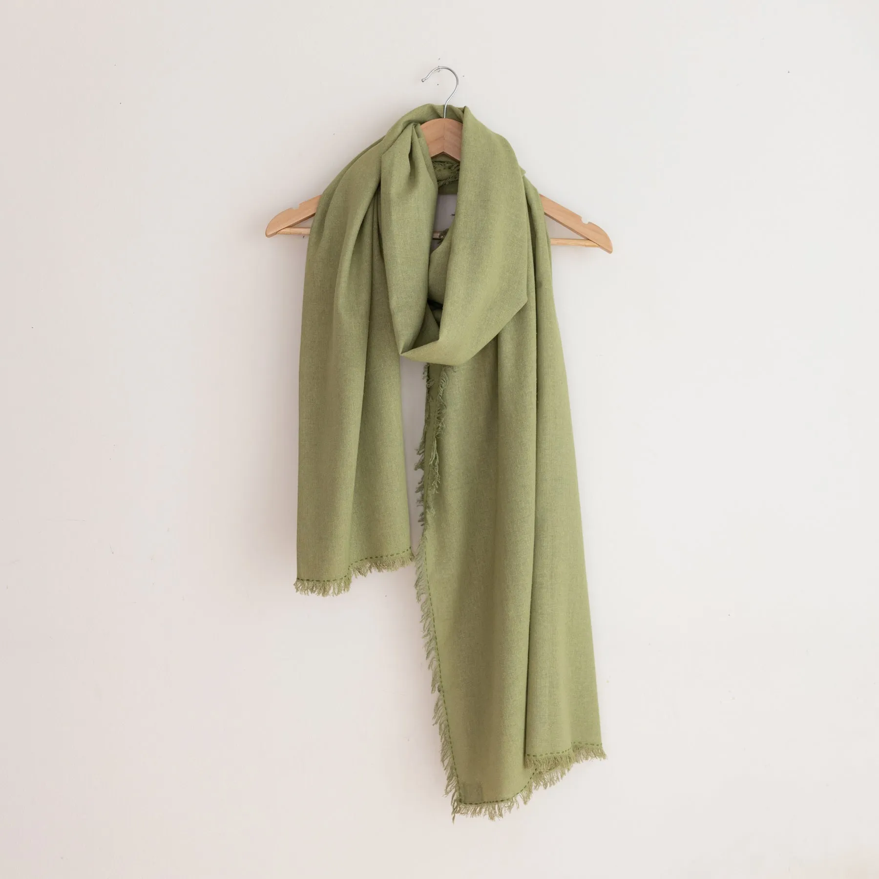 Silk Noil Wrap Scarf | Alfalfa sold by Last Chance Textiles product image thumbnail 3