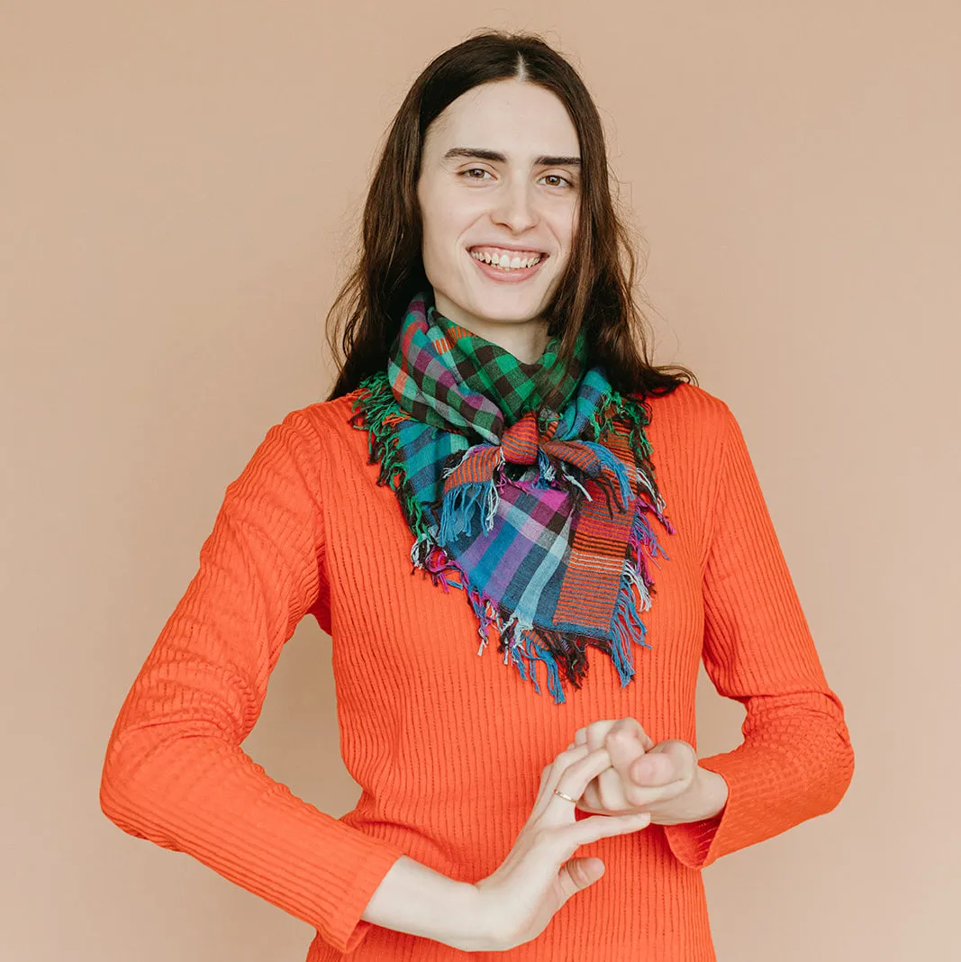 Khadi Cowboy Scarf - Lyle Jolly sold by Last Chance Textiles product image thumbnail 5