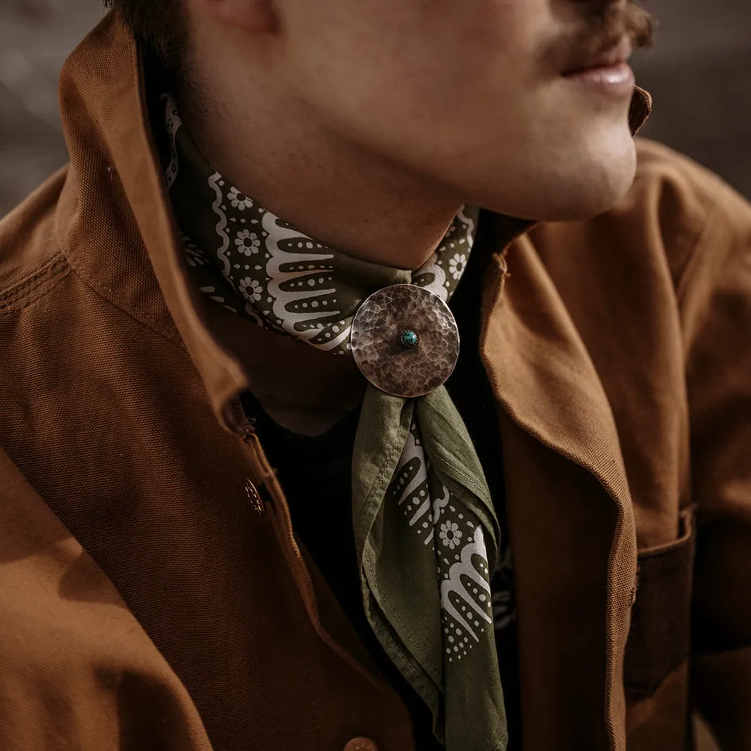 Cotton Ramble Bandana | Cactus sold by Last Chance Textiles product image thumbnail 5