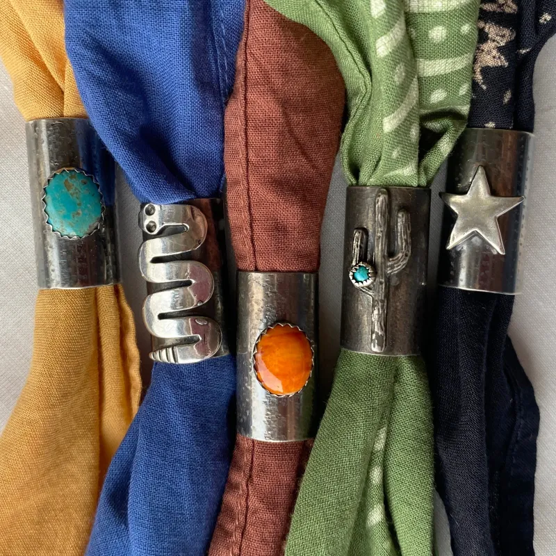 Charm Slides | Sterling Silver made by Last Chance Textiles