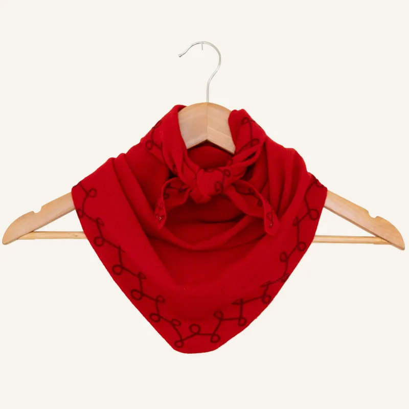 Stitched Cashmere | Red Hot (PRE-ORDER AUGUST DELIVERY) made by Last Chance Textiles