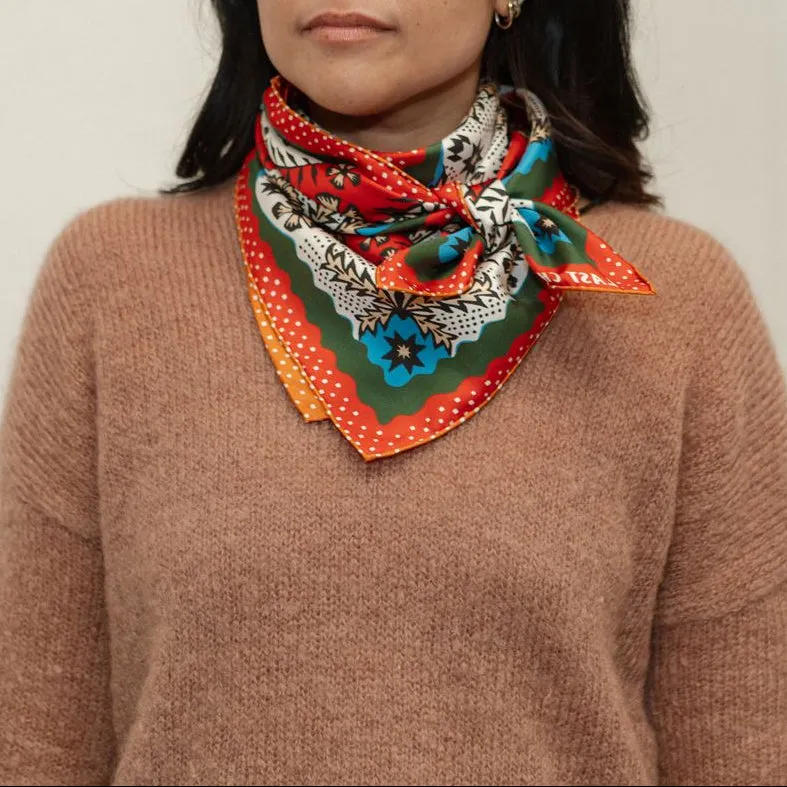 Twofer Silk Scarf - Embrace (PRE-ORDER AUGUST DELIVERY) sold by Last Chance Textiles product image thumbnail 3