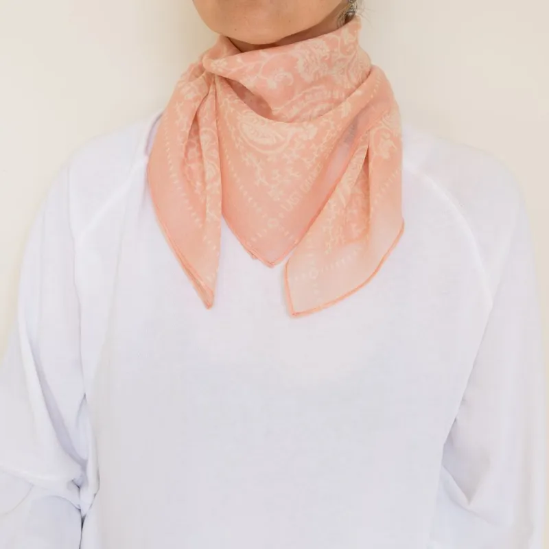 Cloud Wool Bandana | Shell Pink (PRE-ORDER AUGUST DELIVERY) sold by Last Chance Textiles