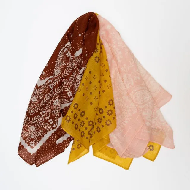 Cloud Wool Bandana | Sequoia (PRE-ORDER AUGUST DELIVERY) sold by Last Chance Textiles product image thumbnail 5