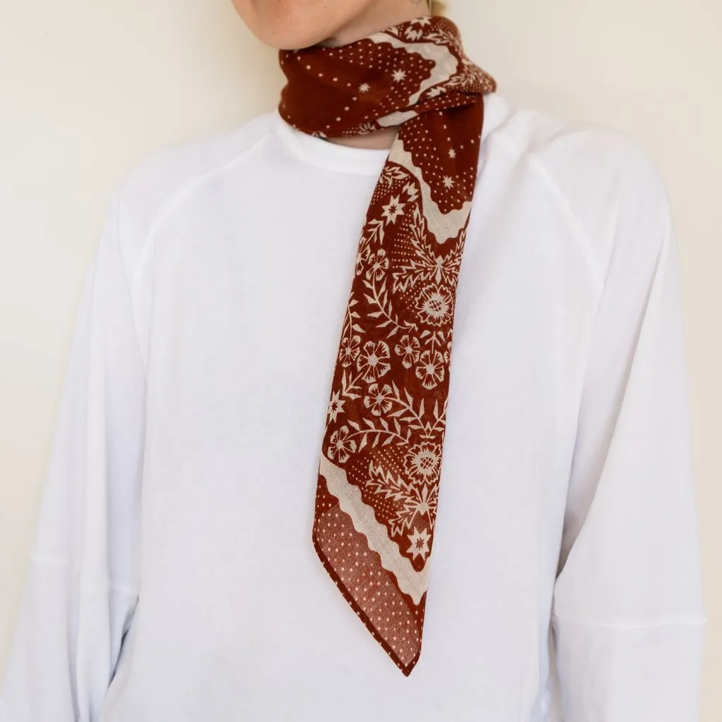 Cloud Wool Bandana | Sequoia (PRE-ORDER AUGUST DELIVERY) sold by Last Chance Textiles product image thumbnail 3