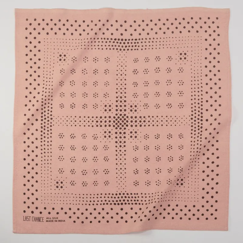 Natural Dye Silk Bandana | Ash Pink (PRE-ORDER FEBRUARY DELIVERY) made by Last Chance Textiles