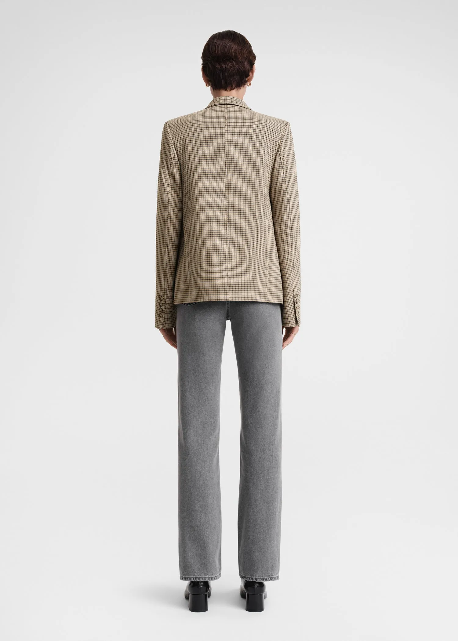 Petite houndstooth jacket biscuit sold by Toteme product image thumbnail 3