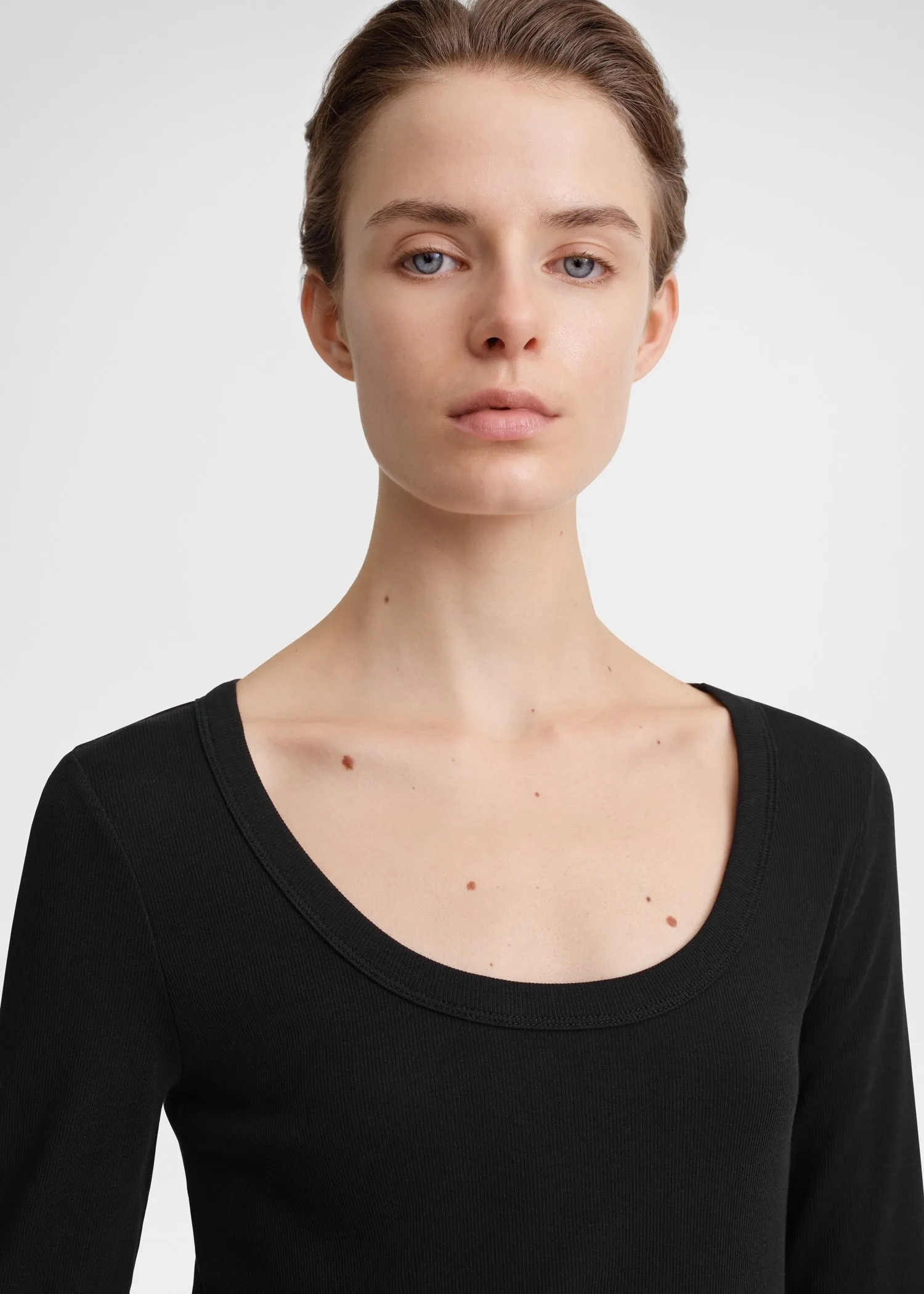 Classic rib top black sold by Toteme product image thumbnail 4