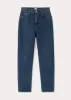 Tapered leg denim dark blue sold by Toteme