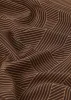 Striped monogram silk scarf dark brown sold by Toteme
