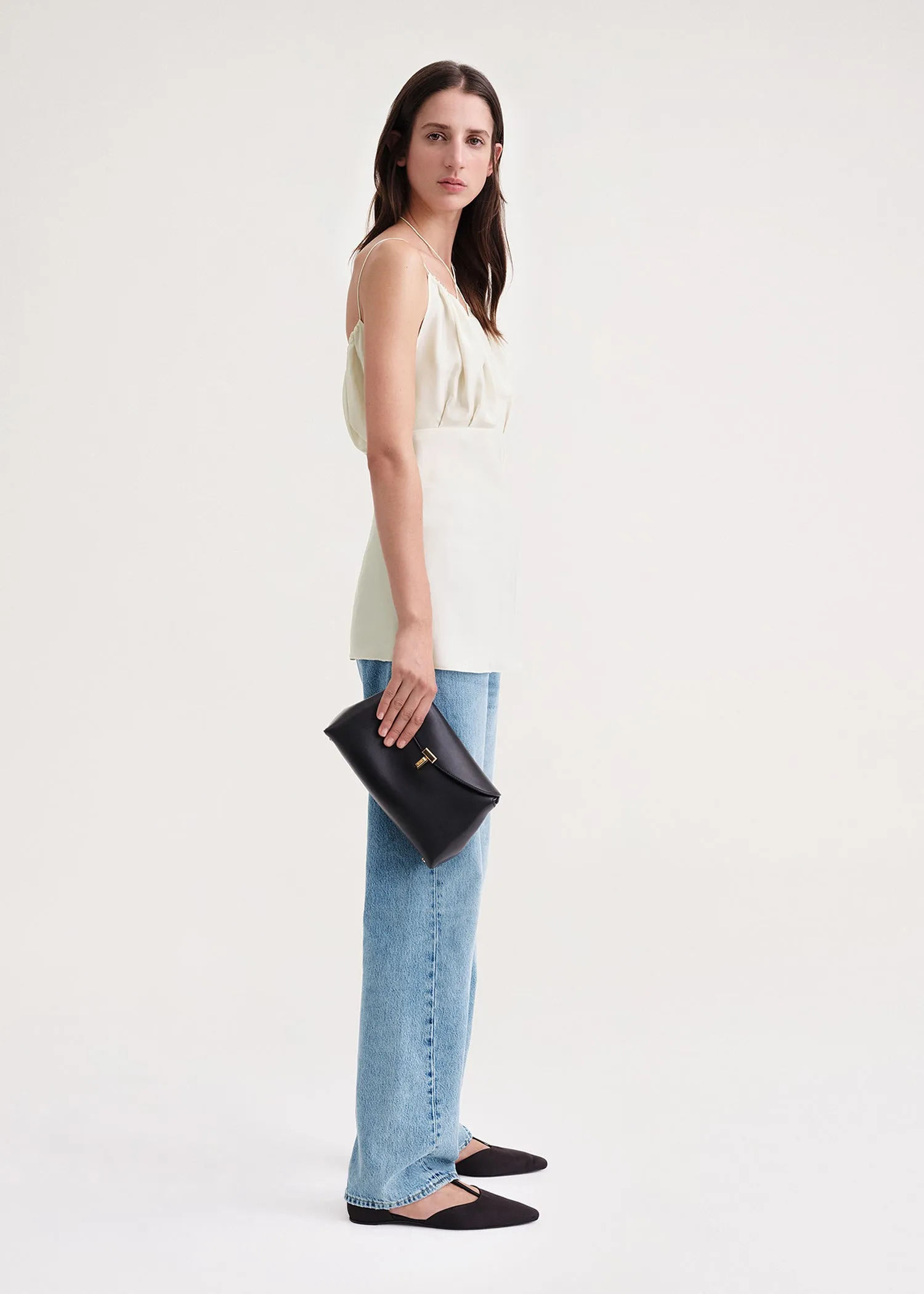 Gathered halterneck top off-white sold by Toteme product image thumbnail 2