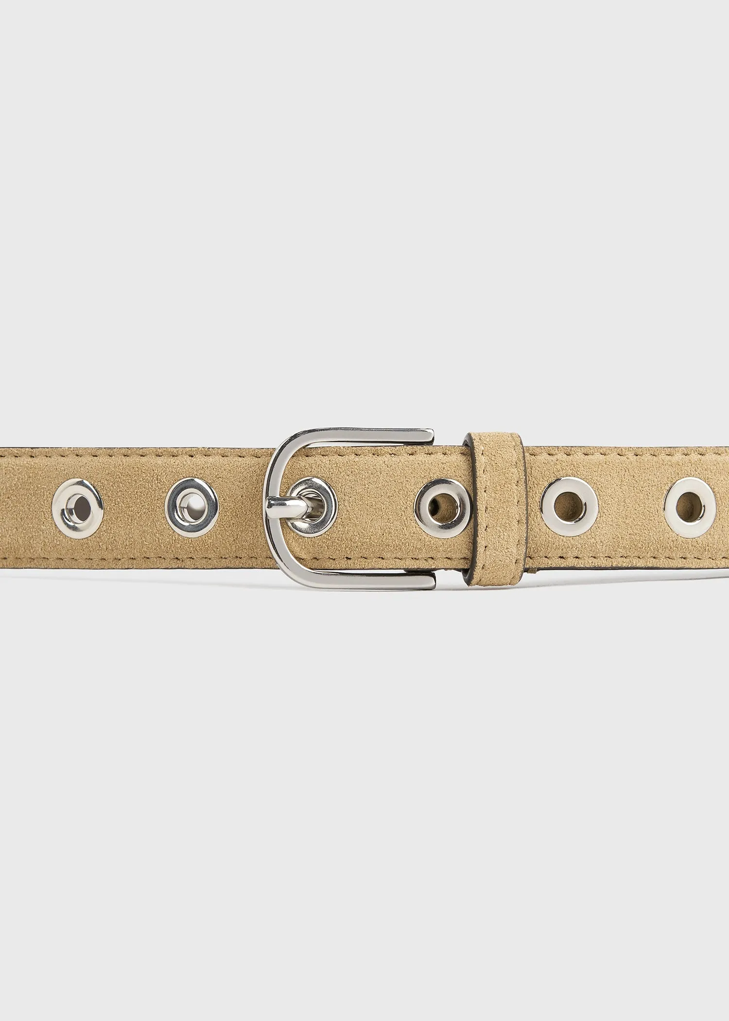 Eyelet belt caramel sold by Toteme product image thumbnail 5