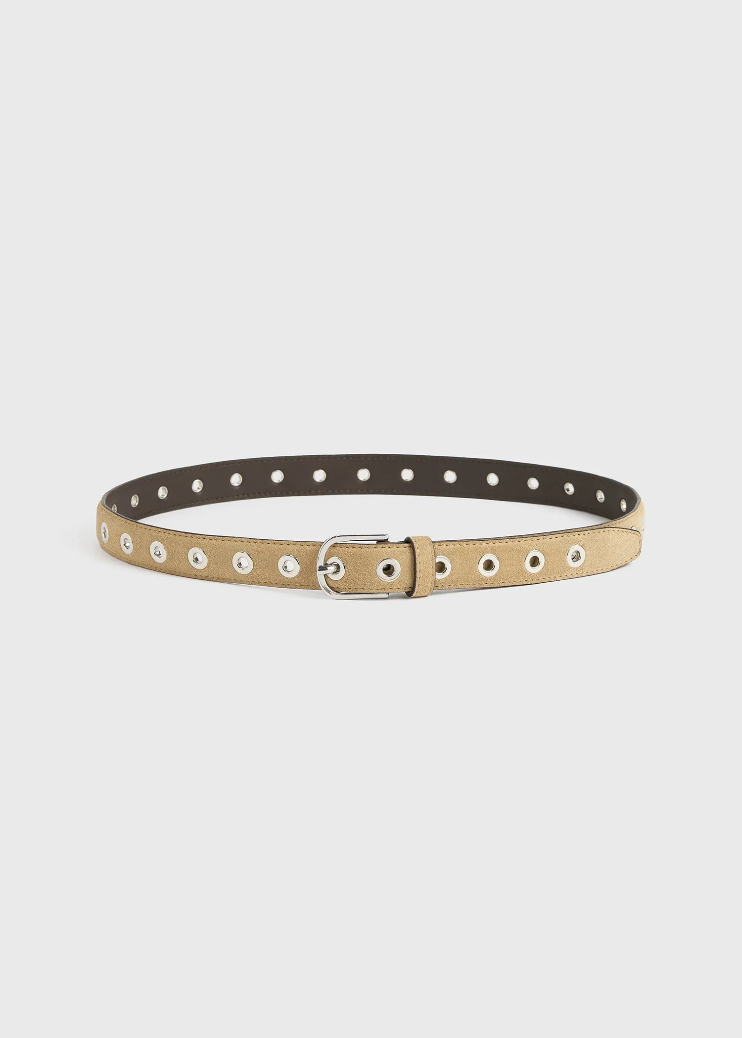Eyelet belt caramel sold by Toteme product image thumbnail 3