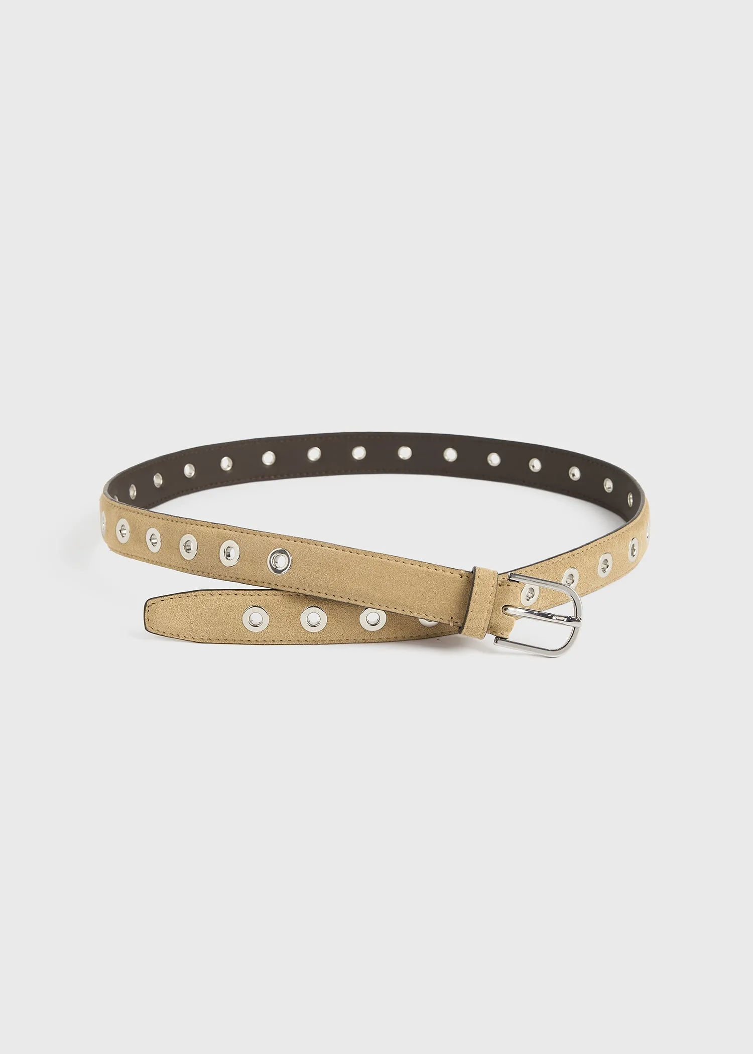 Eyelet belt caramel sold by Toteme product image thumbnail 4