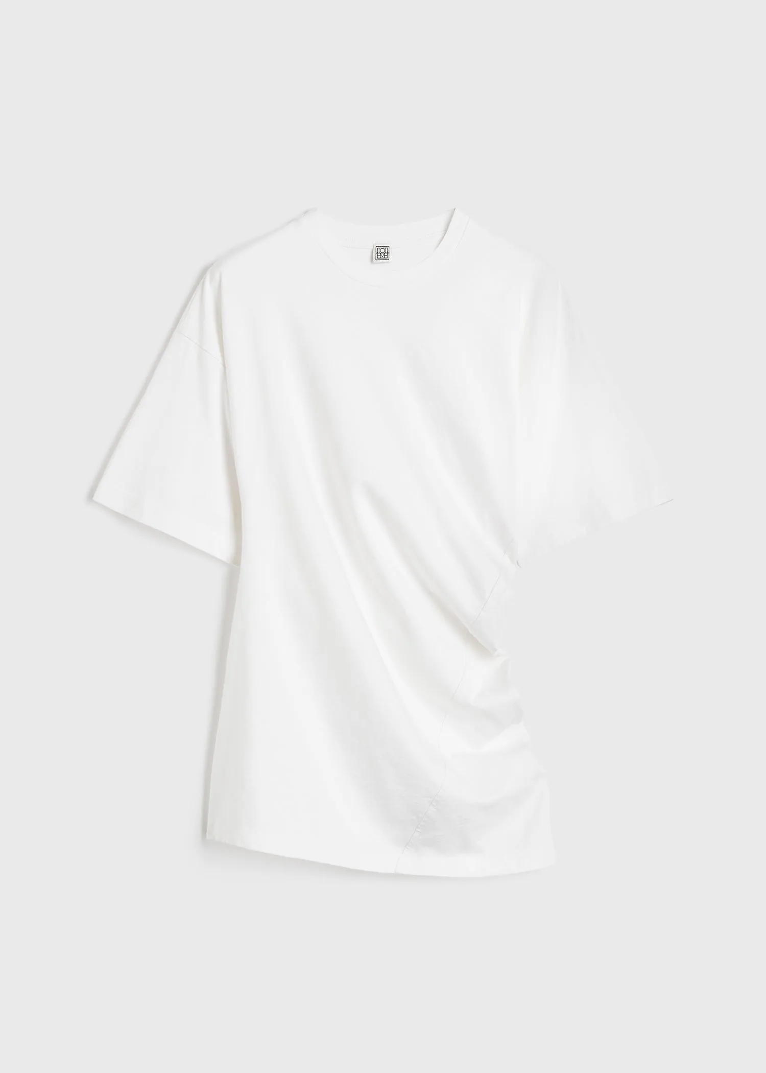 Twisted jersey tee off-white sold by Toteme product image thumbnail 5