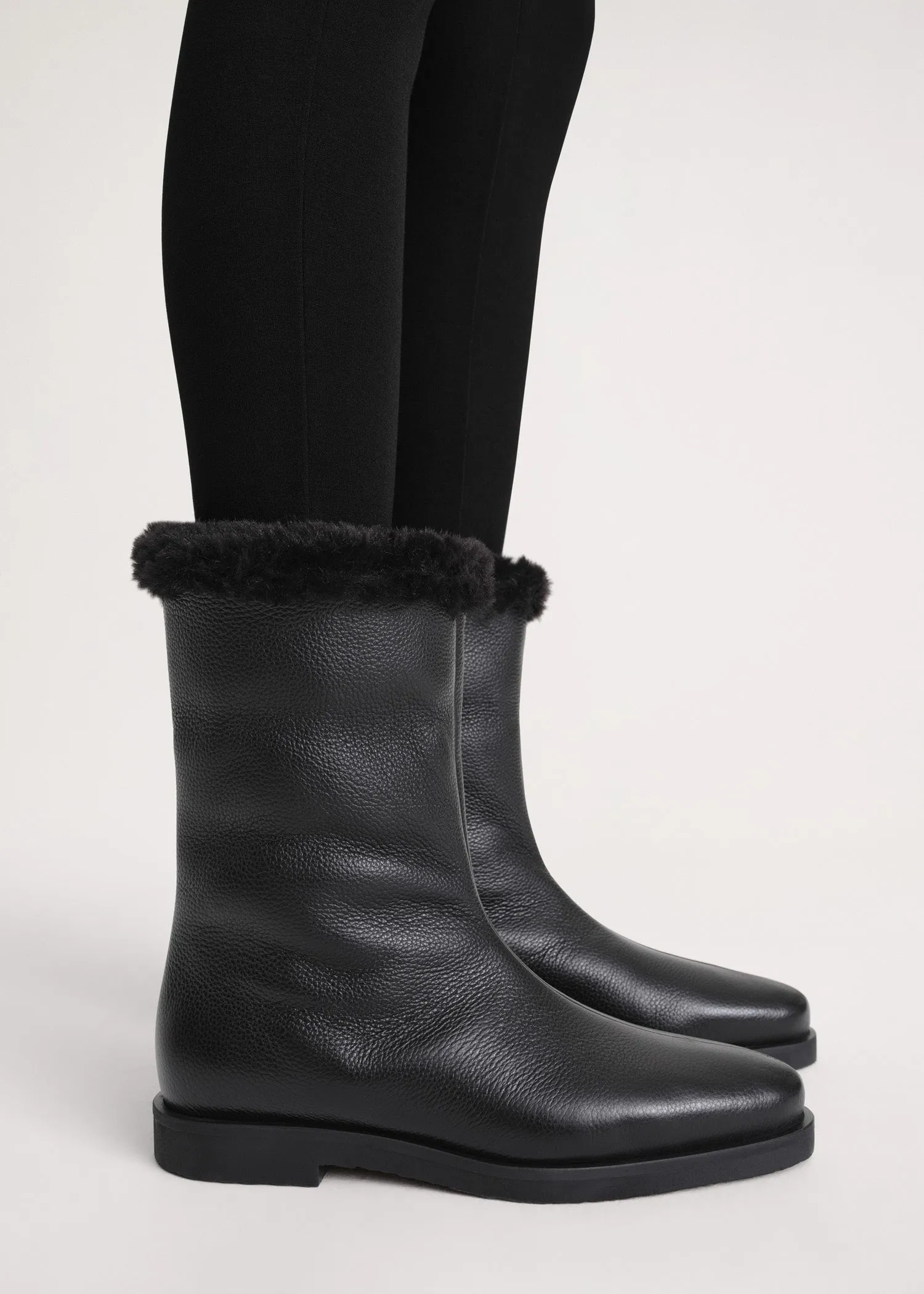 Off-duty boots black sold by Toteme product image thumbnail 3
