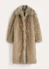 Faux-fur coat beige sold by Toteme