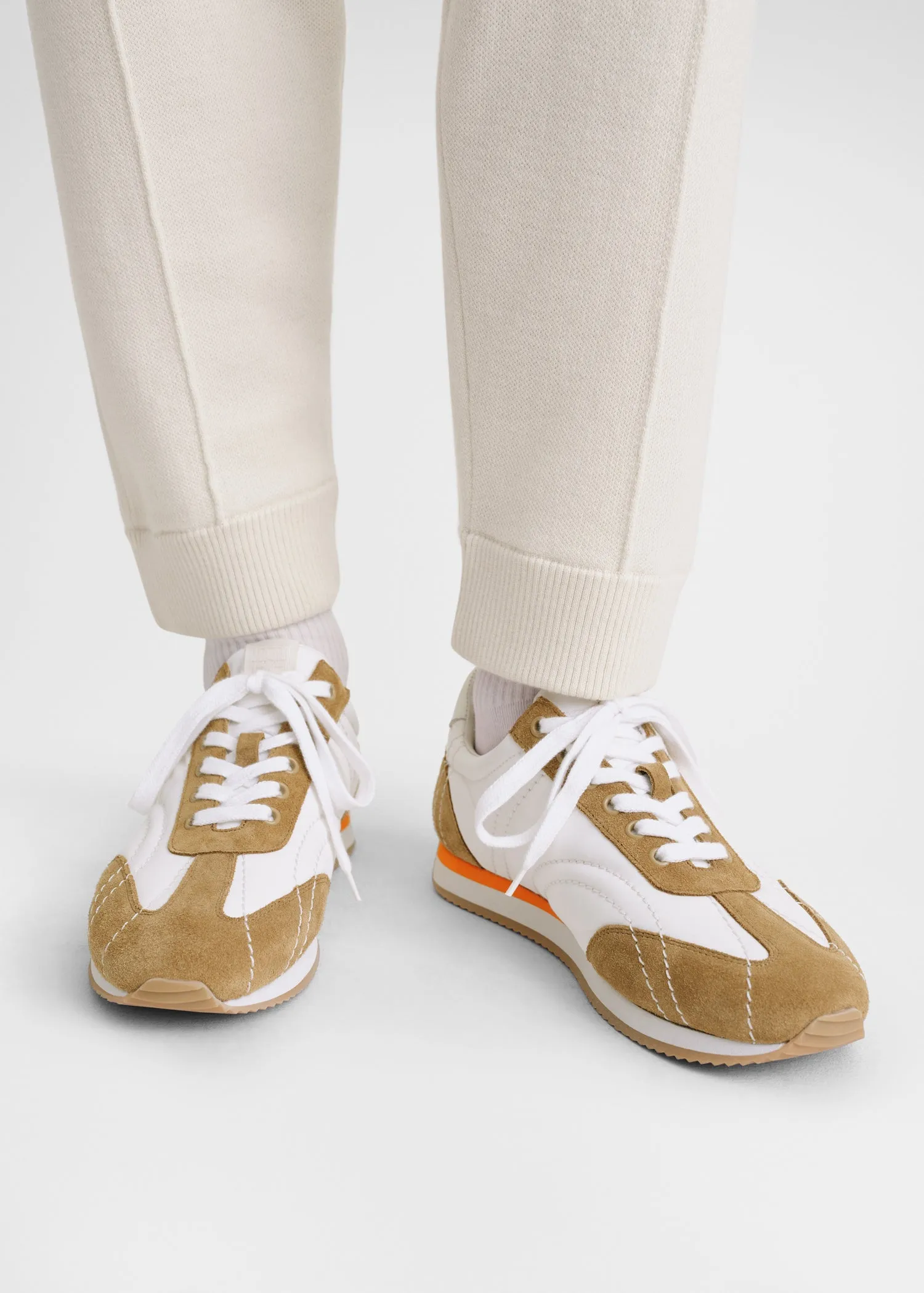 Sport sneakers white/tan sold by Toteme product image thumbnail 2