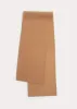 Long doublé scarf camel sold by Toteme