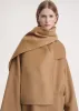 Long doublé scarf camel sold by Toteme