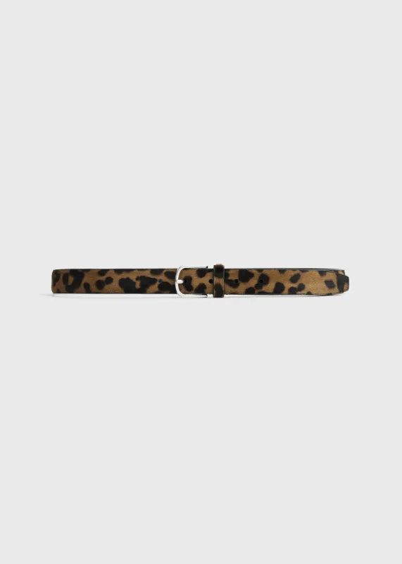 Pony hair belt leopard sold by Toteme