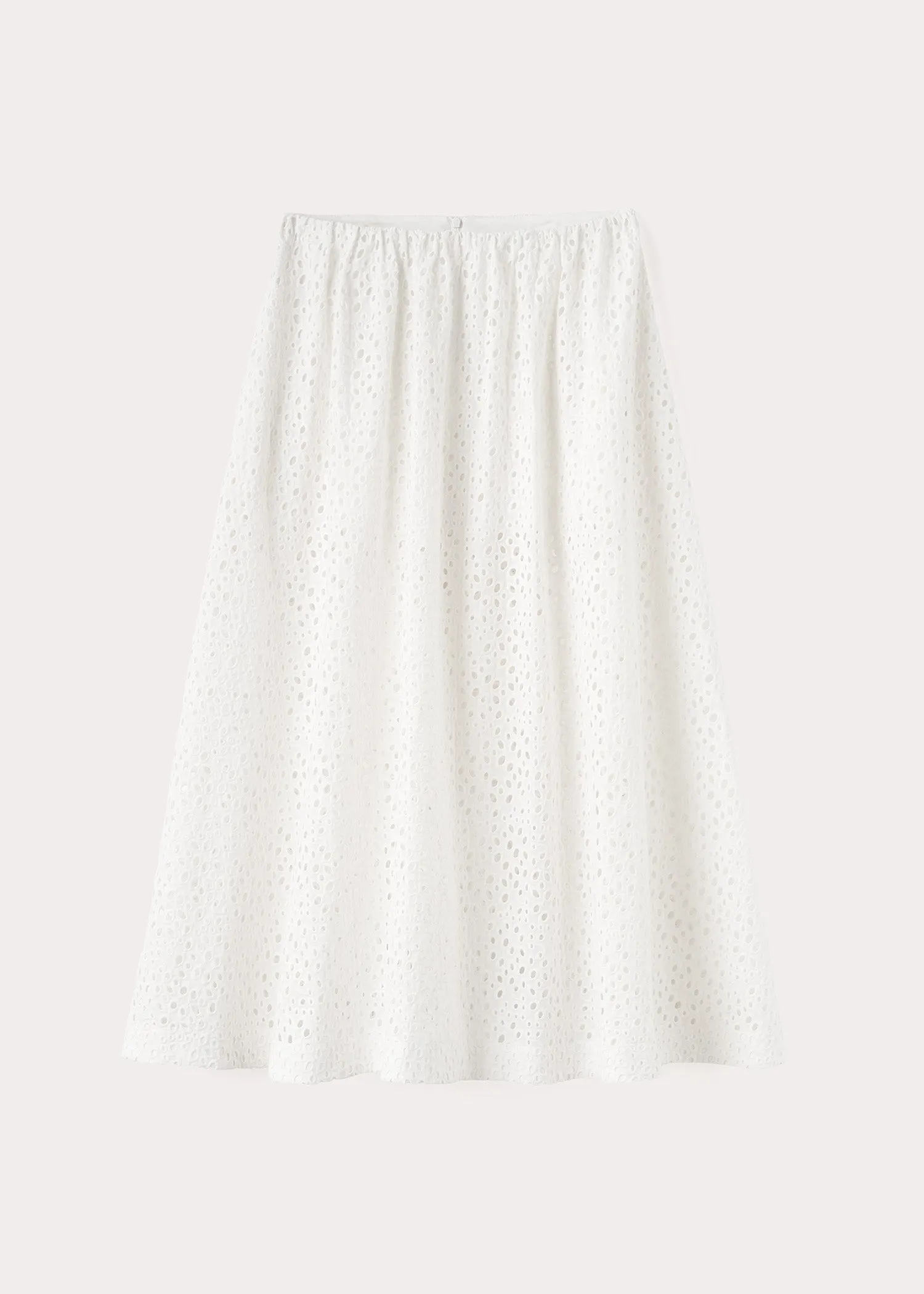 Broderie anglaise skirt white sold by Toteme product image thumbnail 5