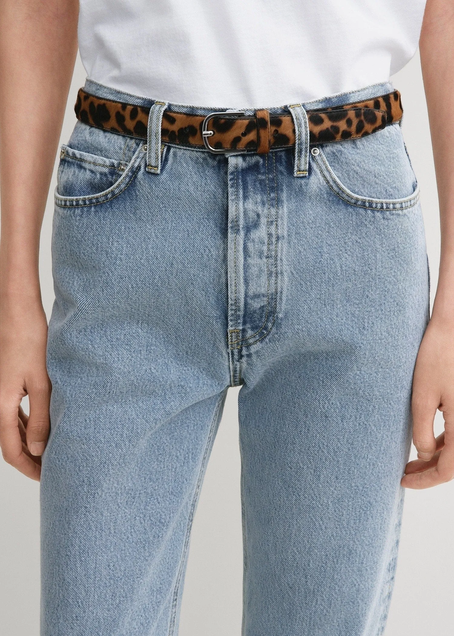 Pony hair belt leopard sold by Toteme product image thumbnail 2