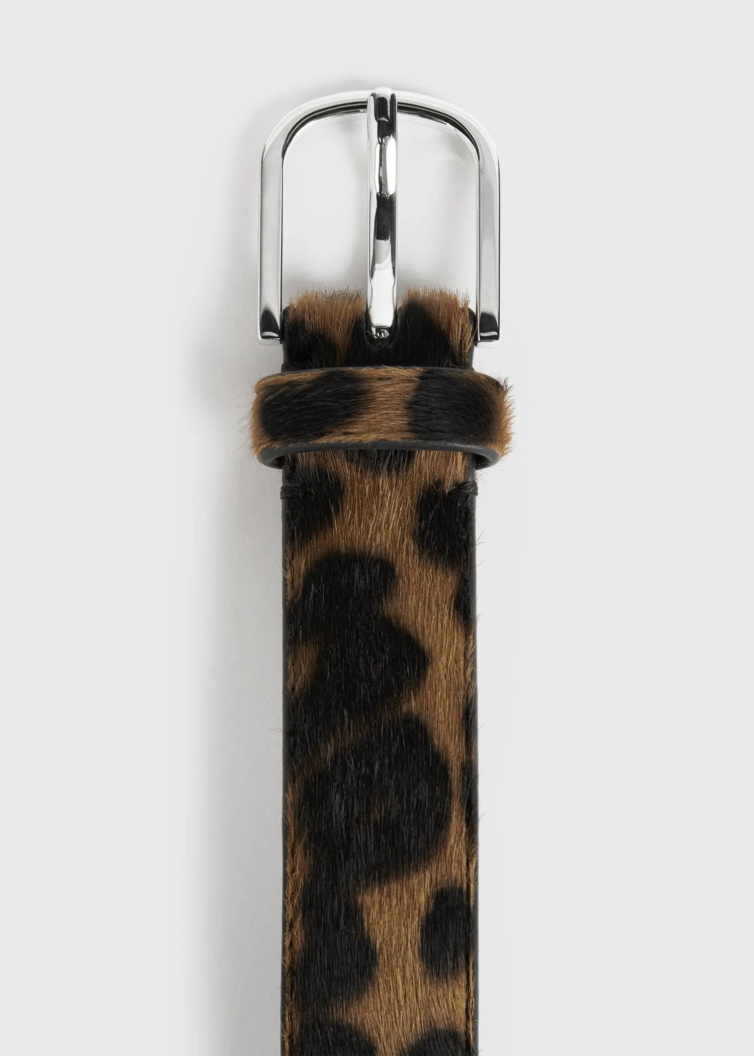 Pony hair belt leopard sold by Toteme product image thumbnail 5