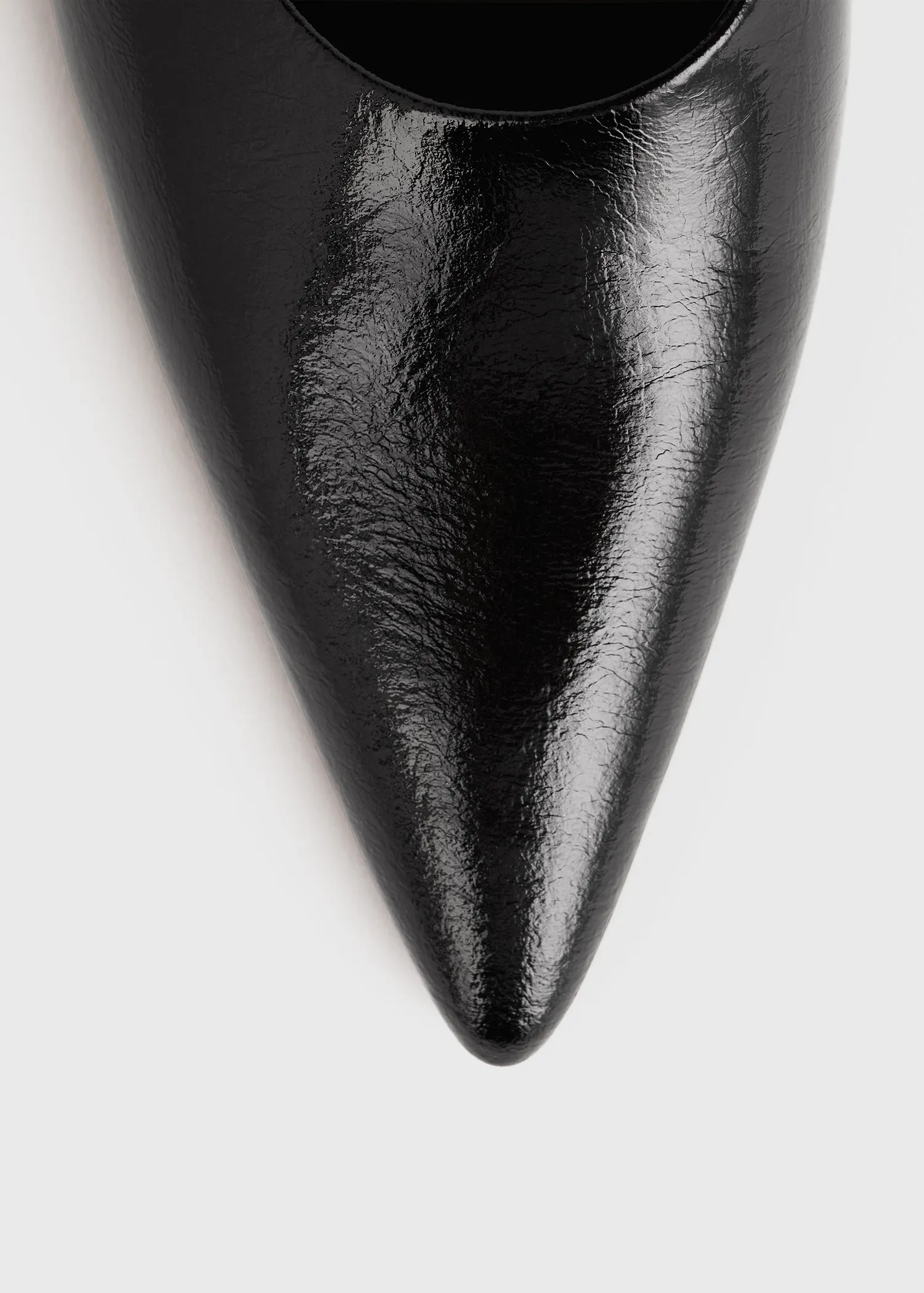 The Patent Leather Mule black sold by Toteme product image thumbnail 5