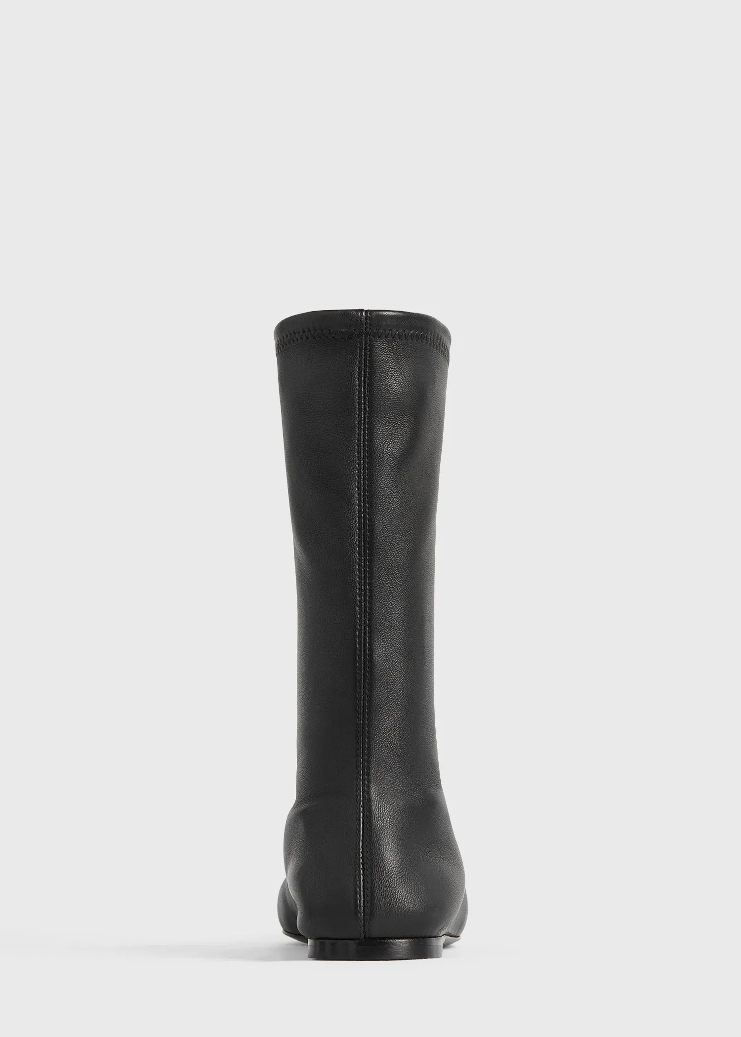 Leather sock boots black sold by Toteme product image thumbnail 5