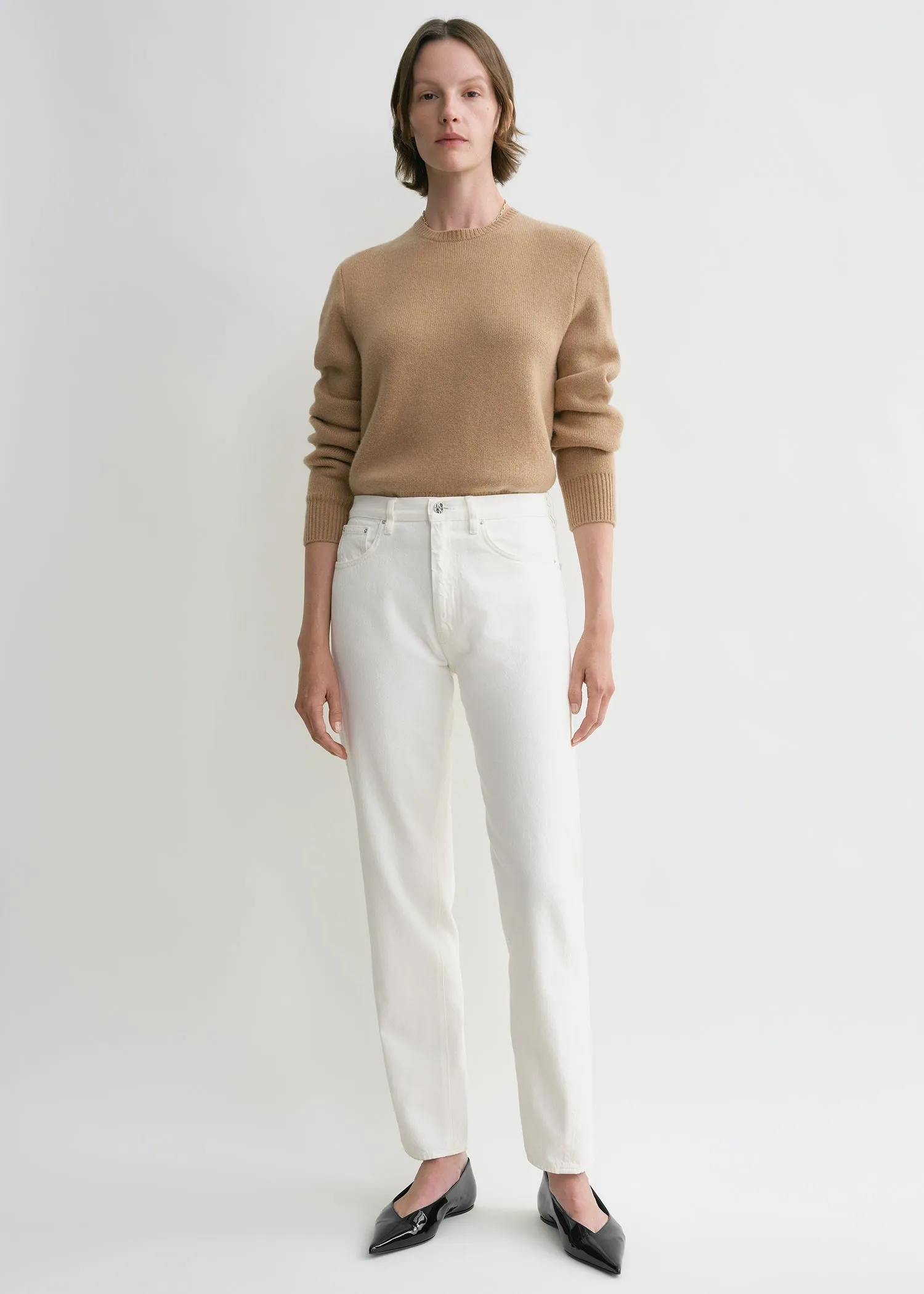 Twisted seam denim off-white sold by Toteme