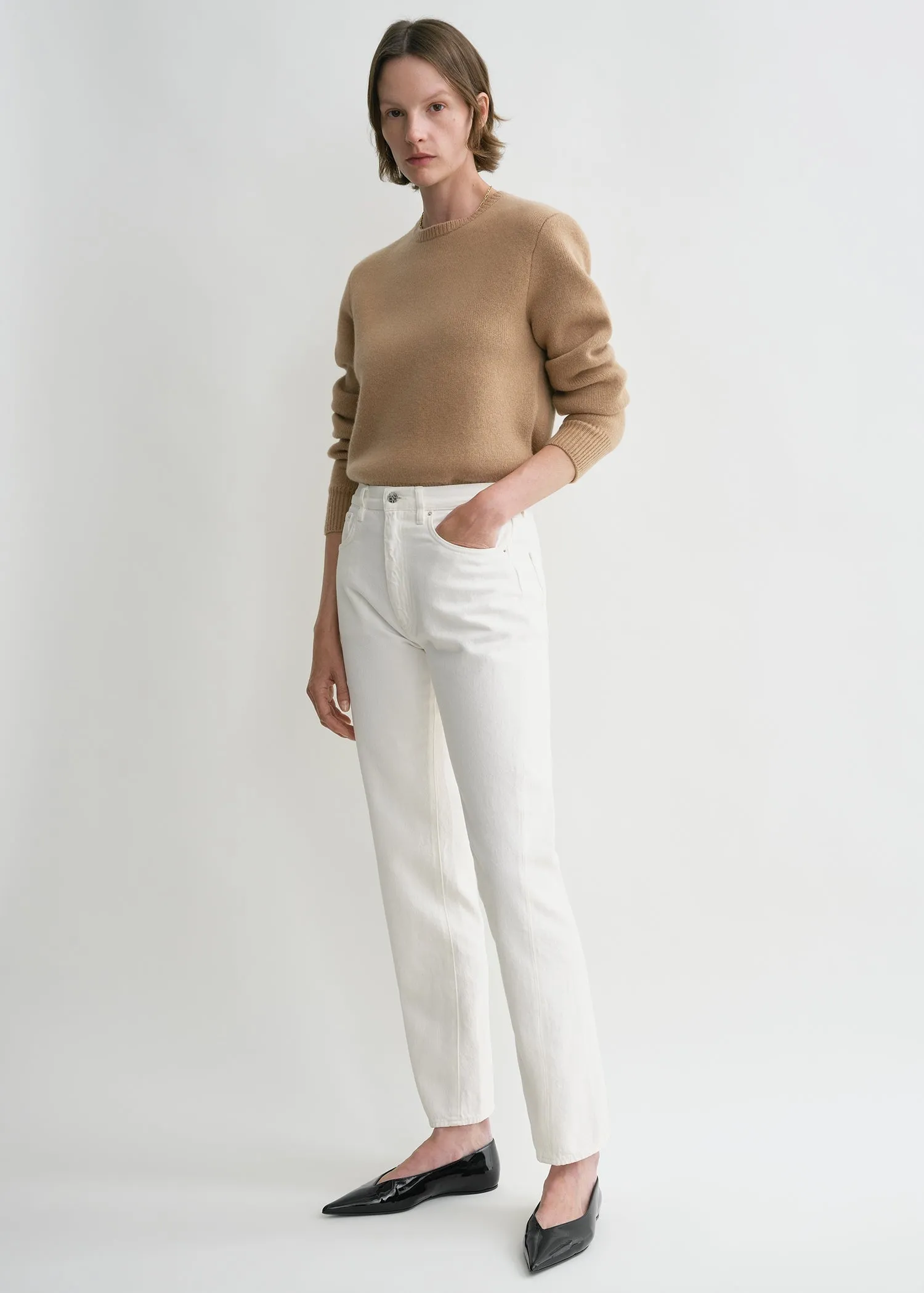 Twisted seam denim off-white sold by Toteme product image thumbnail 2