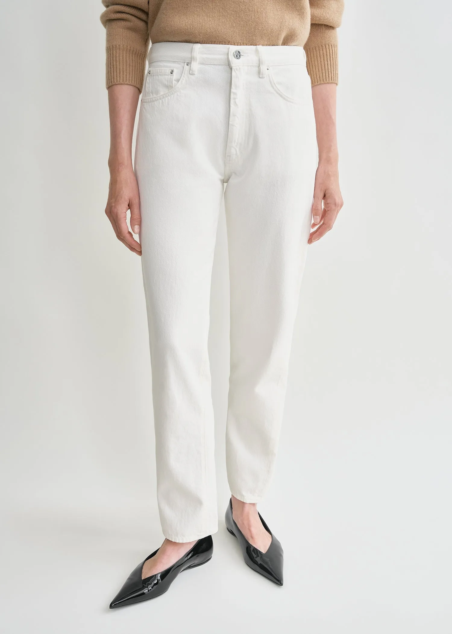 Twisted seam denim off-white sold by Toteme product image thumbnail 4