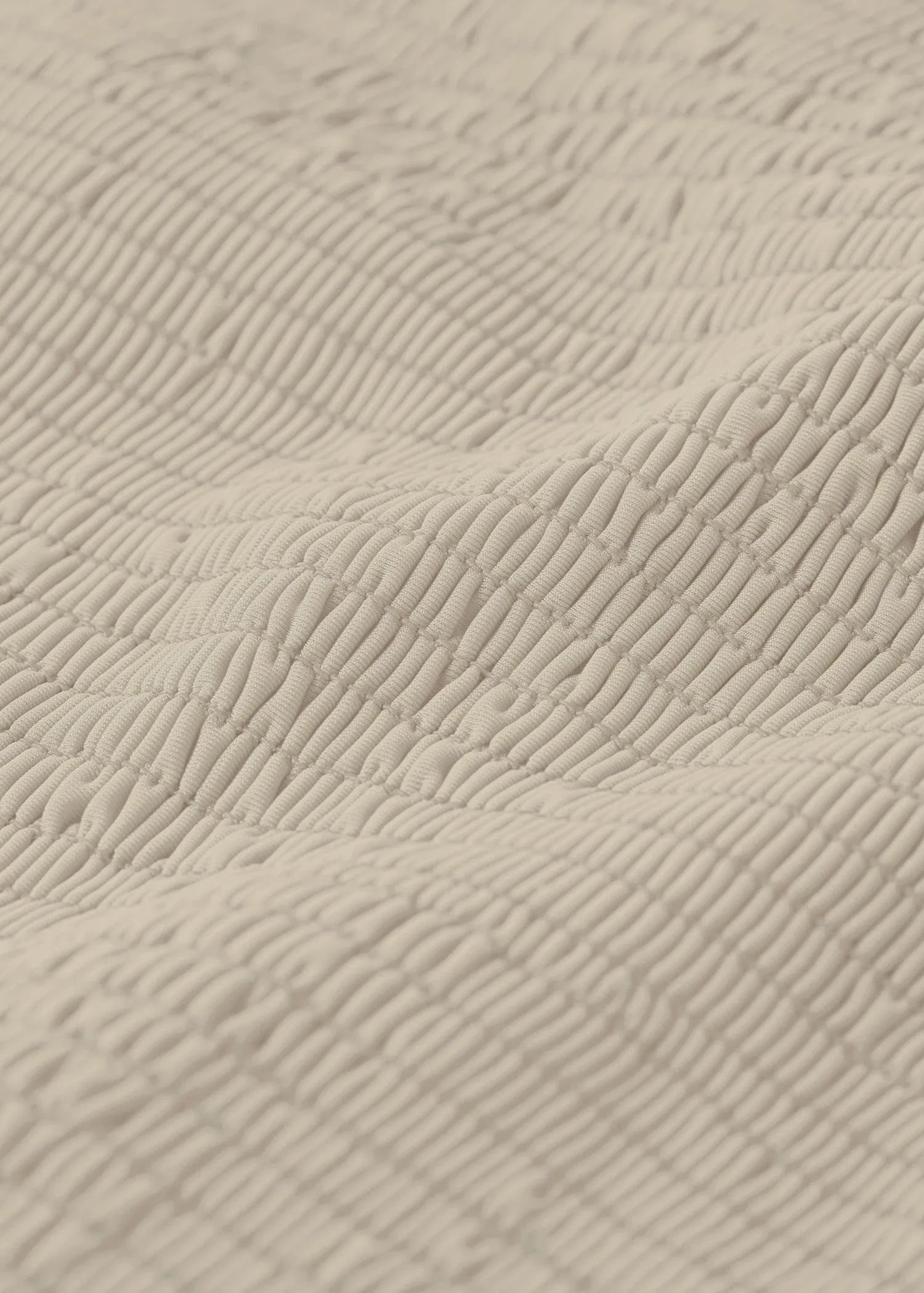 Smocked bikini bottoms overcast beige sold by Toteme product image thumbnail 5