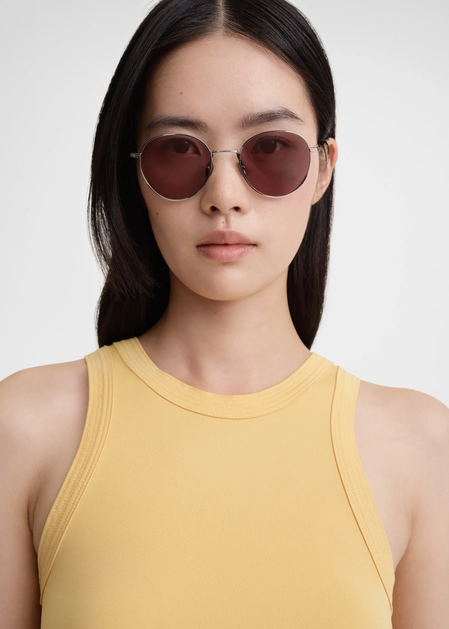 Fluid jersey tank cornsilk sold by Toteme product image thumbnail 4