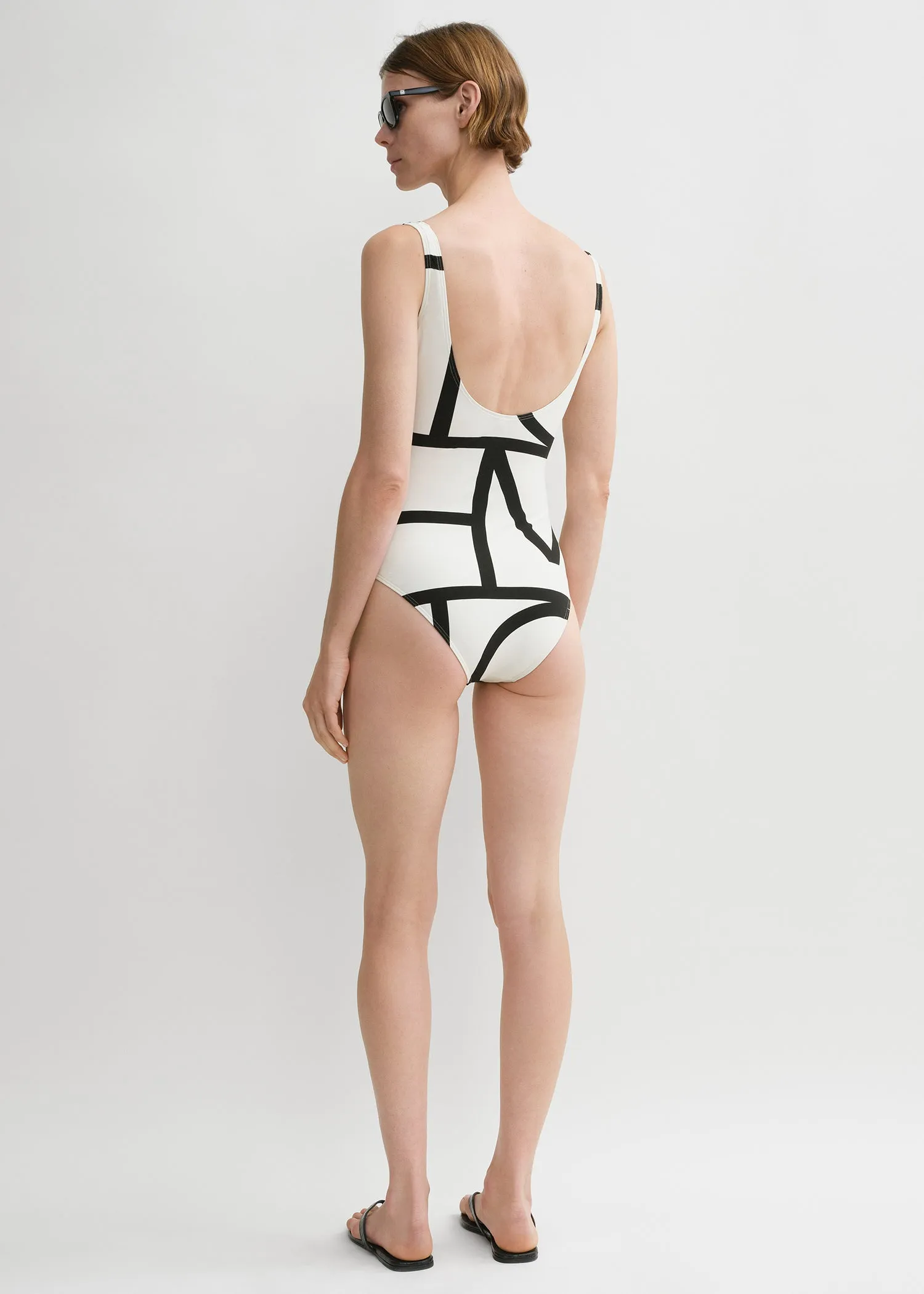 Monogram swimsuit tofu sold by Toteme product image thumbnail 3