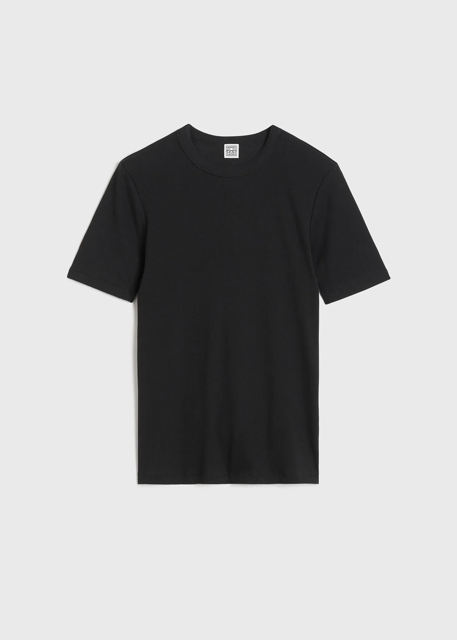 Classic rib tee black sold by Toteme product image thumbnail 5