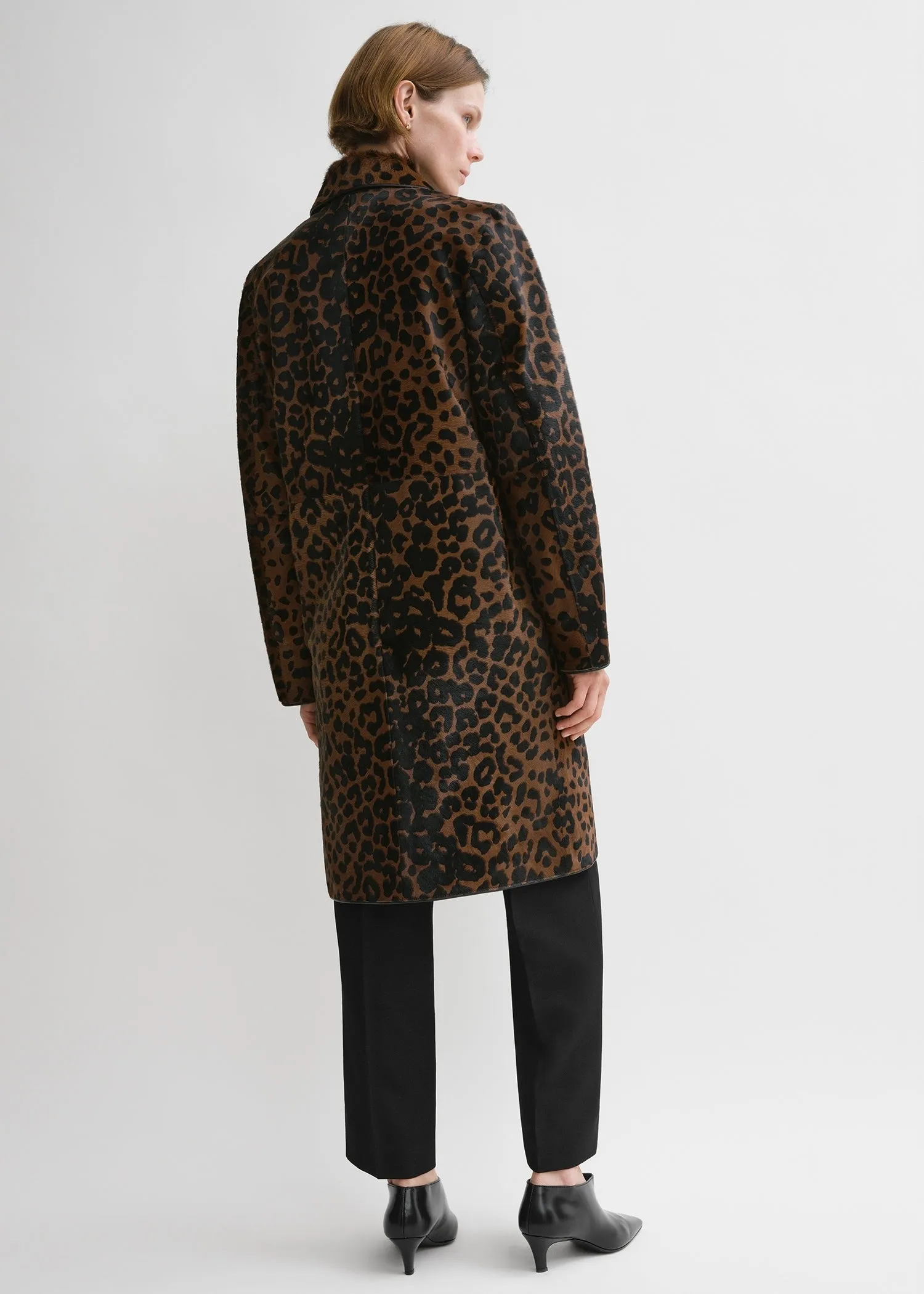 Pony hair coat leopard sold by Toteme product image thumbnail 3