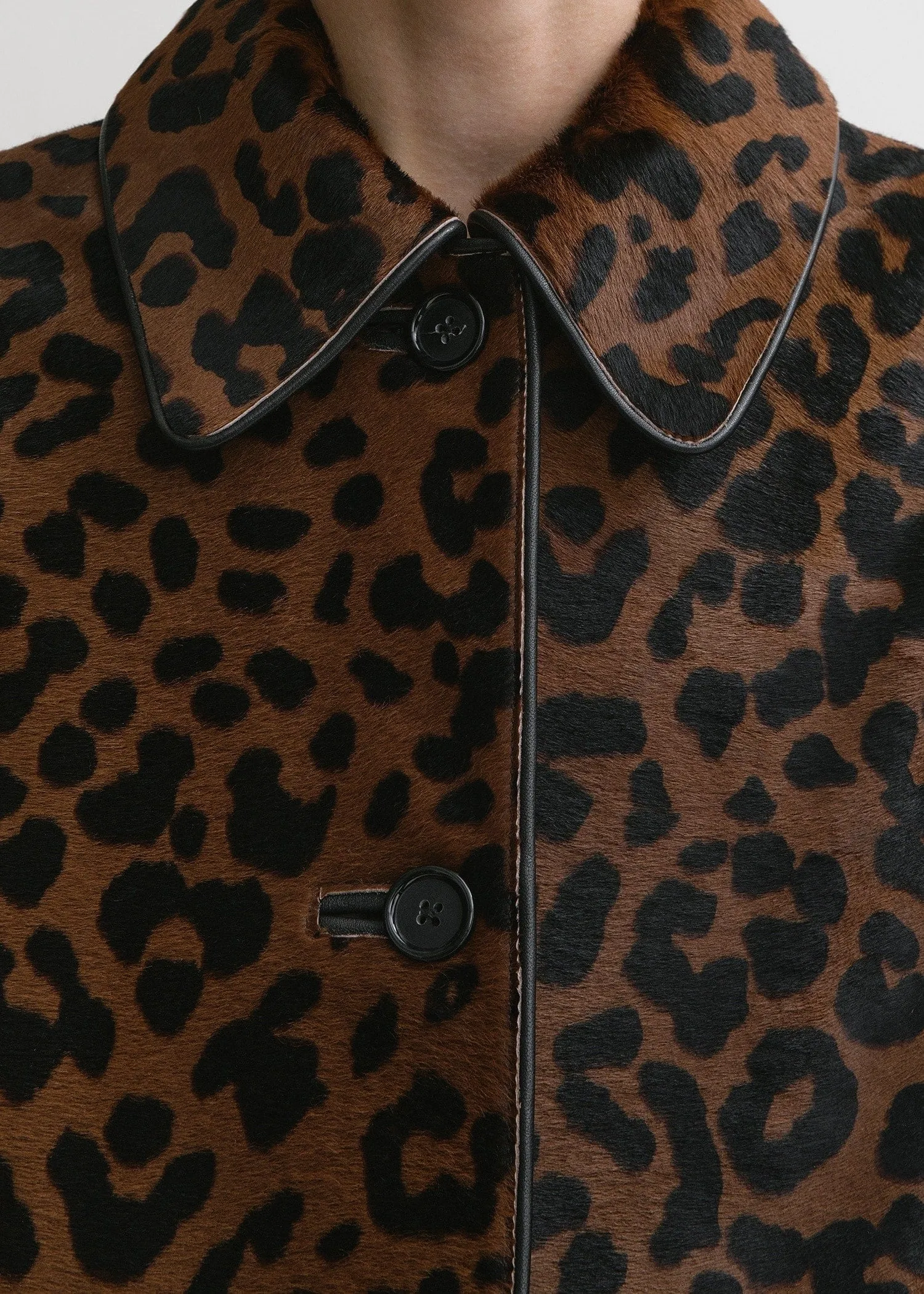 Pony hair coat leopard sold by Toteme product image thumbnail 4