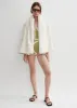 Monogram jacquard towel off white sold by Toteme