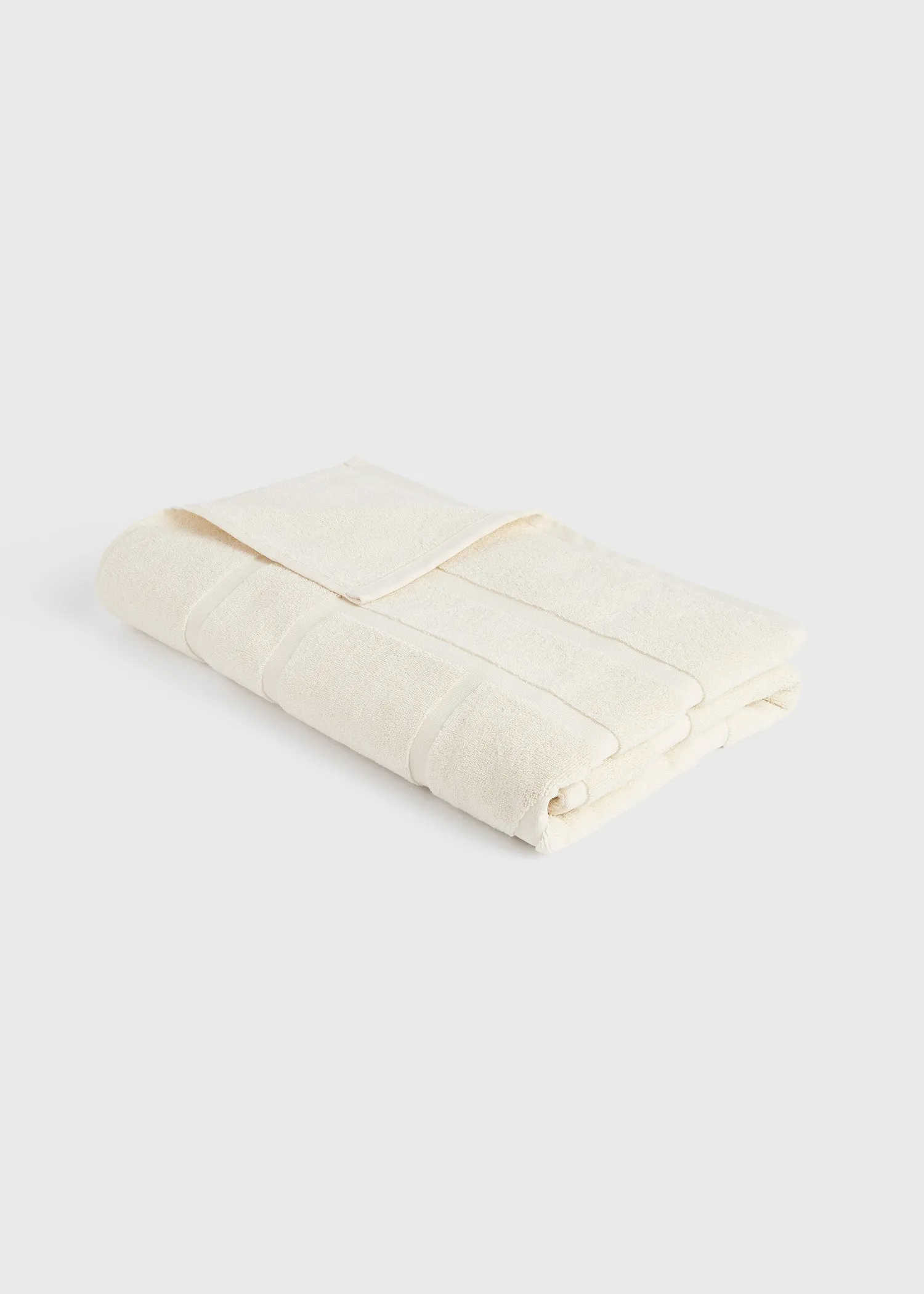Monogram jacquard towel off white sold by Toteme product image thumbnail 3