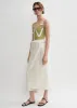 Monogram jacquard towel off white sold by Toteme