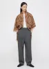 Monogram wool cashmere scarf camel sold by Toteme