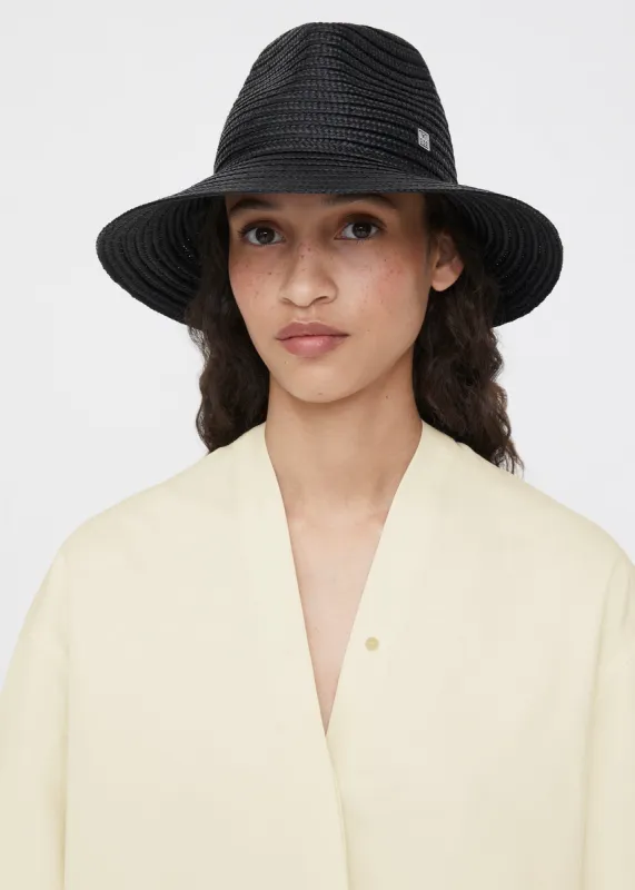Panama hat black sold by Toteme