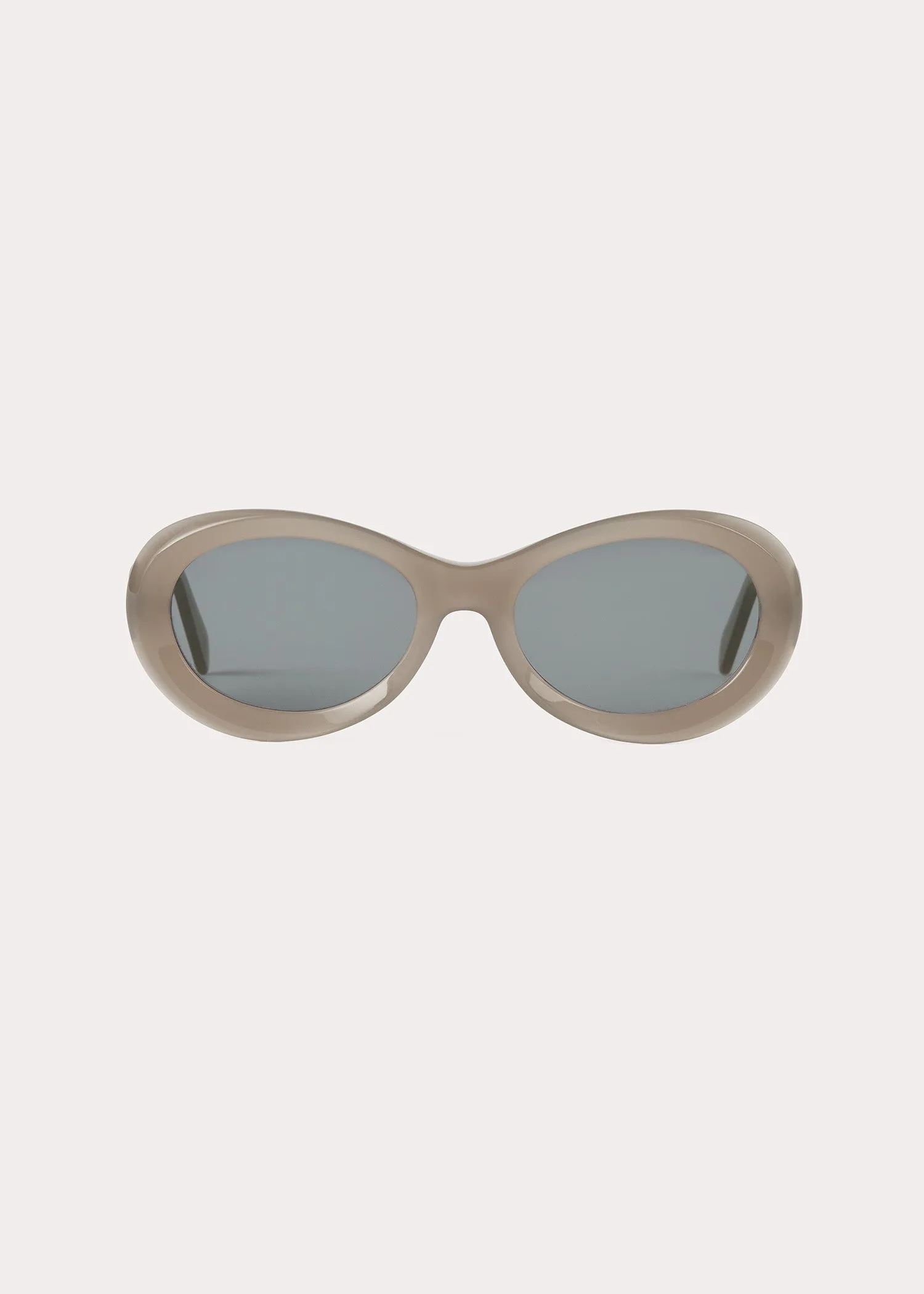 The Ovals sunglasses warm steel sold by Toteme