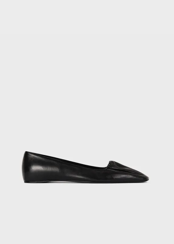 The Gathered Ballerina black sold by Toteme