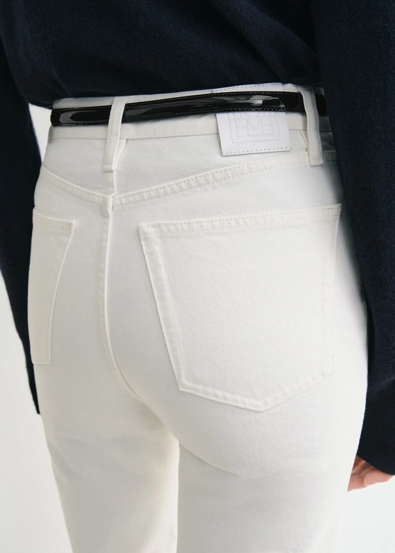 Classic cut denim off-white sold by Toteme product image thumbnail 5