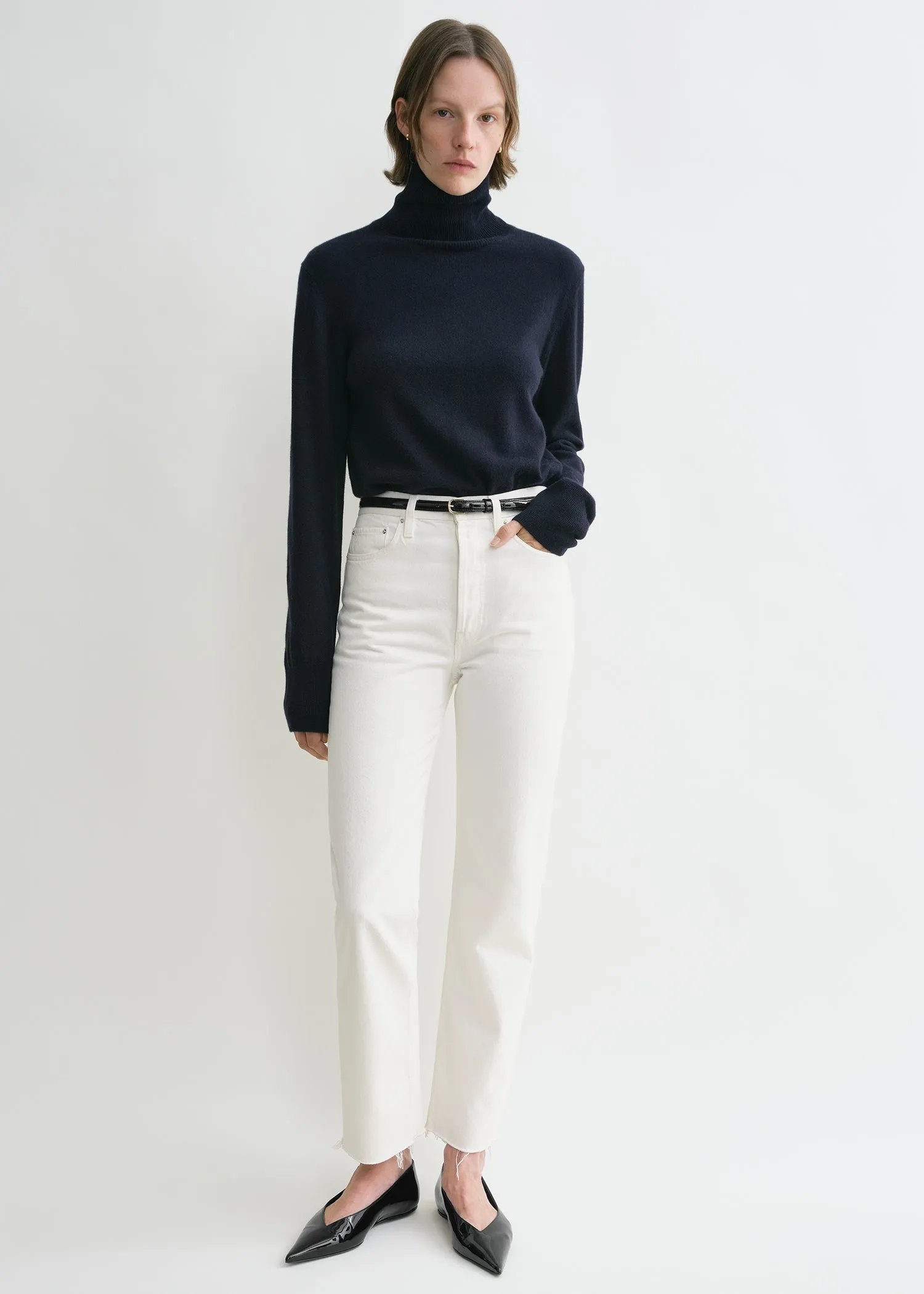 Classic cut denim off-white sold by Toteme